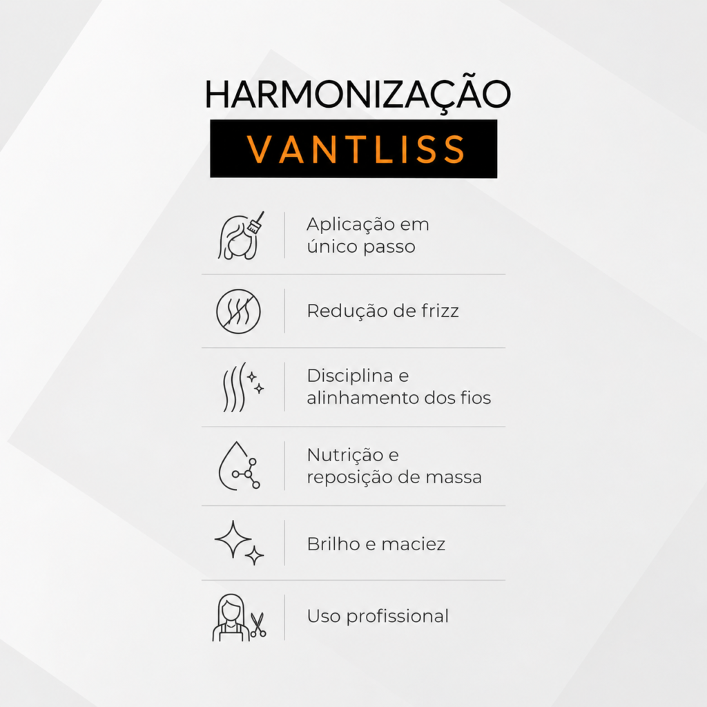 Harmonização dos fios VantLiss 1L