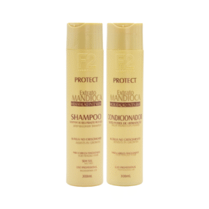 Kit Shampoo e Condicionador Extrato de Mandioca F2