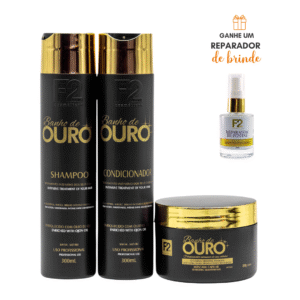 Kit Banho de Ouro + Reparador Brinde